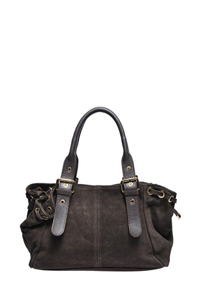 SimpleFind Anna Luchini Geanta piele -Saskia-MARO INCHIS ,Geanta de umar piel...