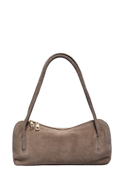 SimpleFind Luisa Vannini Geanta piele -Nadine-TAUPE,Geanta de umar piele natu...