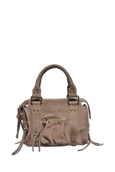 SimpleFind Luisa Vannini Geanta piele -Orla-TAUPE,Geanta de mana piele natura...