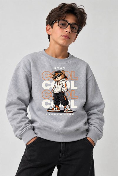 genosha Children's 3 Thread Crew Neck Sweatshirt
