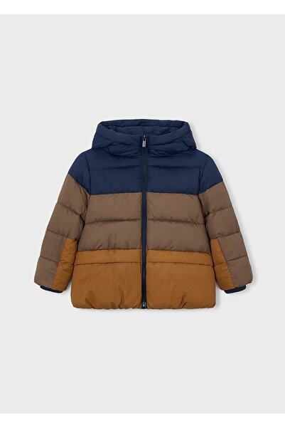 MAYORAL Boy's Hooded Quilted Coat 4403