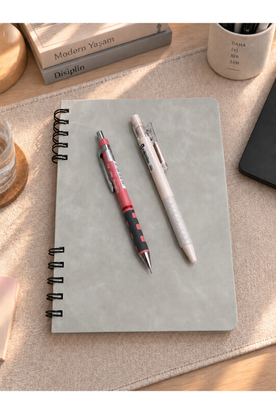 PickyTidy A5 Spiral Notebook, Tip-On Pen and Gel Pen Set