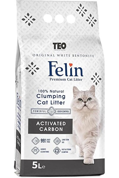 TeoScrubs Felin Cat Litter Clumping 100% Natural Bentonite, Clumping 99.5% Du...