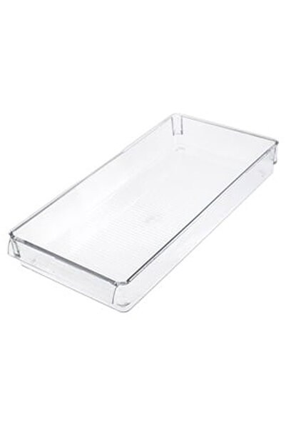 OEM Cutie Organizatoare pentru Frigider din Plastic Transparent cu Maner 36x1...