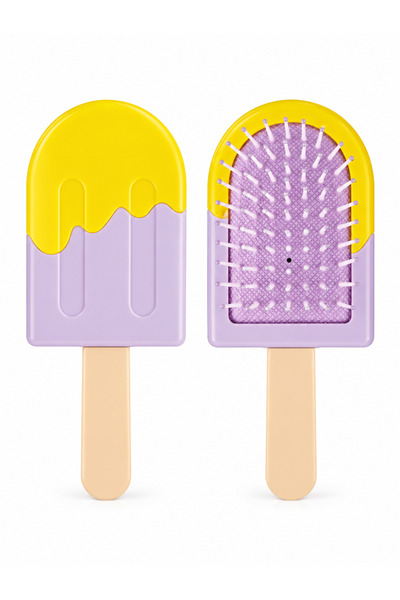 NazLand Ice Cream Design Hair Comb – Comb That Looks Like Ice Cream, Hair Bru...
