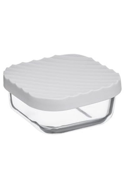 OEM Caserola din Sticla cu Capac din Plastic Gri 200ml