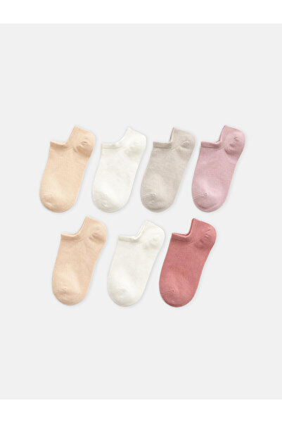 LC Waikiki NEVAVM Farkılıكياً، مجموعة LCW DREAM Pink Flat مكونة من 7 جوارب ري...