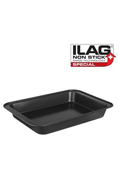 OEM ILAG Rectangular Non-Stick Metal Tray 37x25x5cm