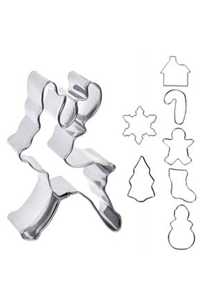OEM Metal Shapes Christmas Patterns 8pcs