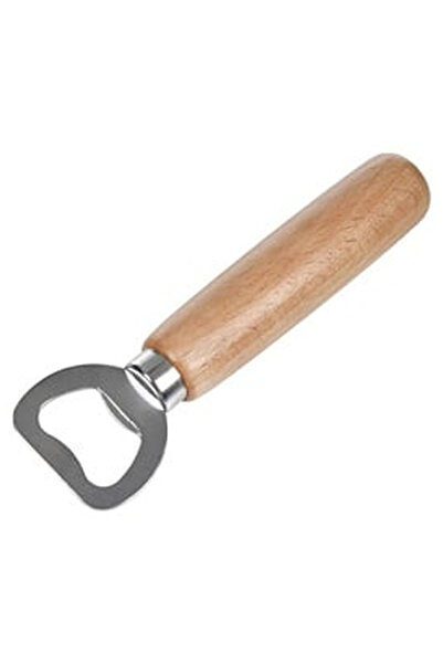 OEM Metal Opener with Wooden Handle 14cm