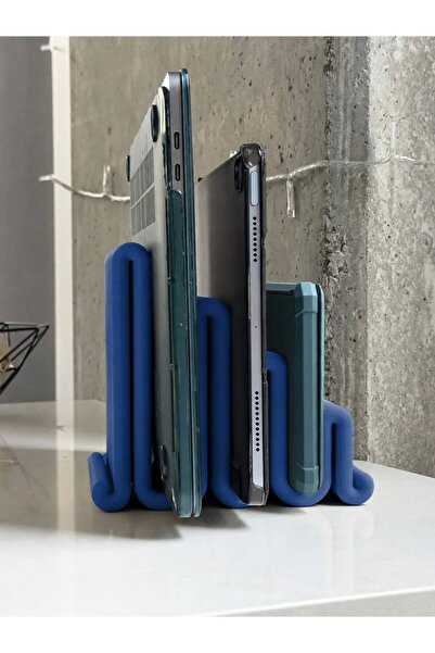 NozzleLab 3'lü Dikey Laptop - Tablet Standı Organizer 3D Baskı