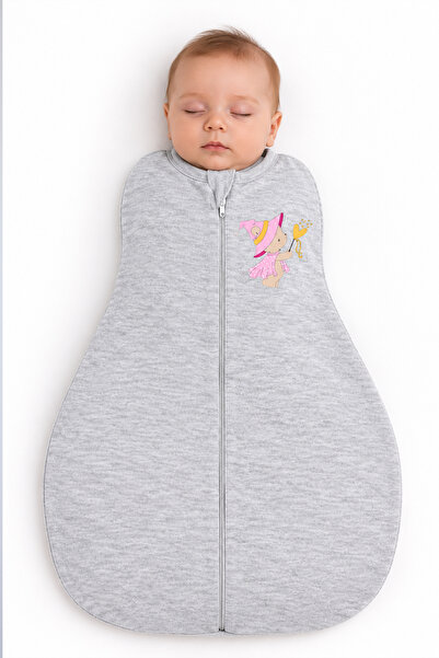 Sitilin 100% Cotton Swaddle for 0-3 Months Baby, Velcro Fastening, Soft Combe...