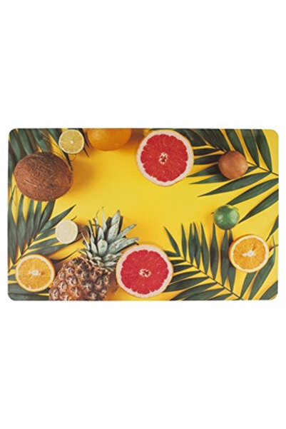 OEM Suport Farfurii cu Model de Vara Fructe Tropicale 43.5x28.5cm