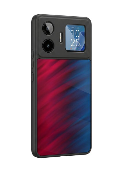 General Mobile Gm 26 Pro Compatible Printed, Matte Black, Soft Silicone, Protective, Shock Absorbing Cover, Case