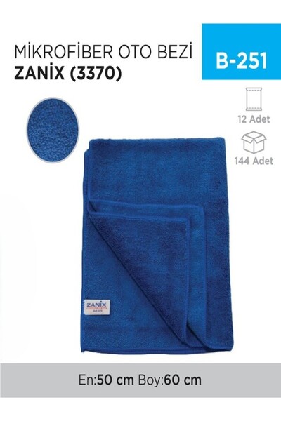 inci çelik aksesuar 3 Pieces Microfiber Car Clothes Znx 50*60