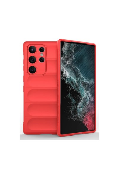 FMA Samsung galaxy s23 ultra case optimum silicone - red