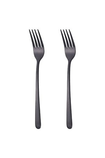 OEM Furculite din Otel Inoxidabil Negre "Black"" 21cm - 2buc"