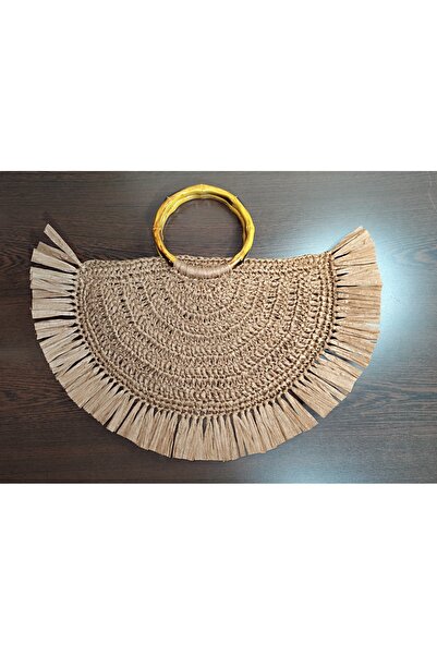 Generic Brand Raffia Rope Hand Knitted Bag