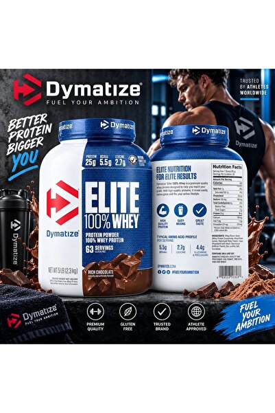 Dymatize Elite 100% Whey Protein 2.3 kg - ABD VERSİYON