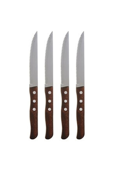 OEM Stainless Steel Serrated Table Knives 22.5cm - 4pcs
