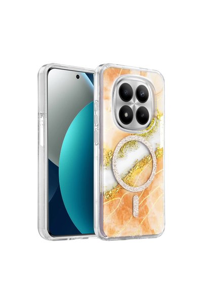 FMA Onegif xiaomi redmi note 15 4g lotus glitter magsafe cover - orange