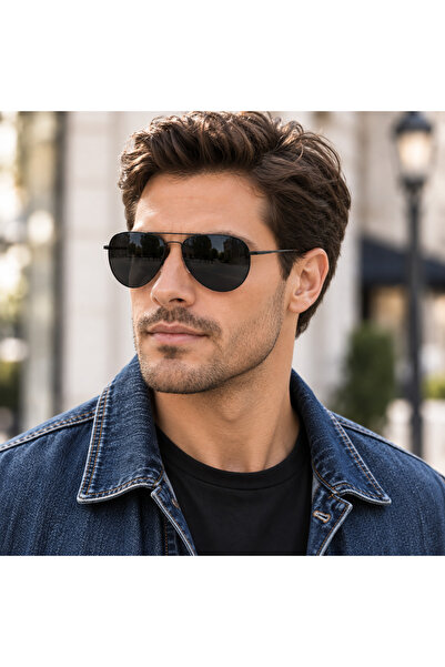 EXELİNE Rb-251 Drop Model Polarized Men's Sunglasses + Accessories