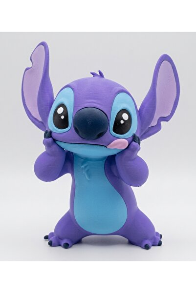 Genel Markalar 3D Baskı Stitch Figür Dekoratif Biblo Renkli Sevimli Karakter ...