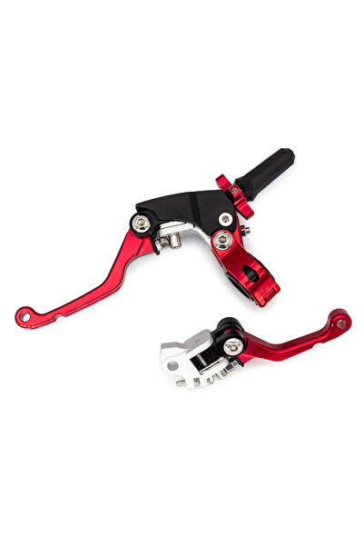 Choice D Red CNC Modified 360 Degree Folding Anti-Drop Labor-Saving Clutch Br...
