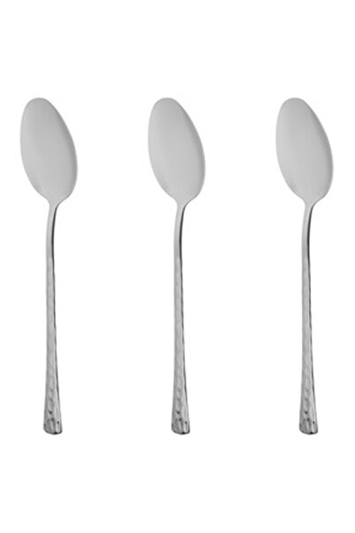 OEM Lingurite din Otel Inoxidabil "Hammered"" 15cm - 3buc"