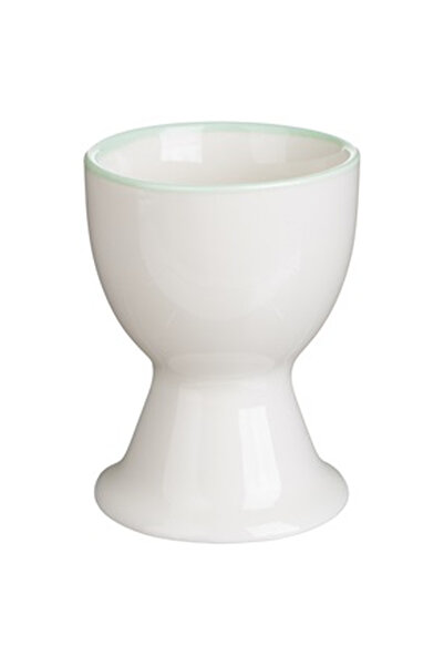 OEM New Bone White Egg Holder with Mint Green Edge Ø5x6.5cm