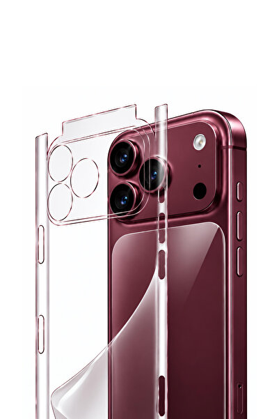 ucuzmi İphone 18Pro Uyumlu PPF Kaliteli Şeffaf Sararma Yapmayan Full Çerçevel...