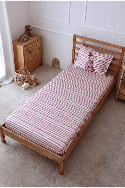 Pithy طقم ملاءات مطاطية بتصميم أرنب كارتوني (60x120+15)