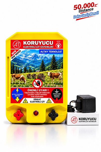 KORUYUCU ÇİT Koruyucu Elektrikli Çit Cihazı Sensörlü (DOMUZ AYI KOVUCU)