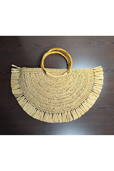 Generic Brand Raffia Rope Hand Knitted Bag
