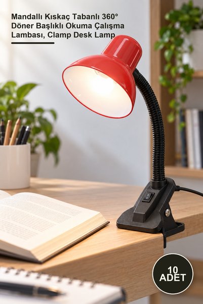 Yenilig 10 Pieces of Electric Table Lamp – 360 with Latch Clamping Base °   R...