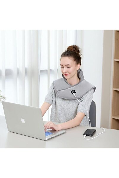GENERAL Anyuan USB Heated Neck and Shoulder Pad 3 Heat Level Electric Cotton Heating Pad Wrap