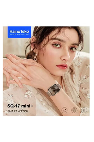haino teko germany HainoTeko Germany SQ-17 Mini Smart Watch AMOLED Display with 3 Straps, Ladies' Watches. | WIDGETS MATRIX