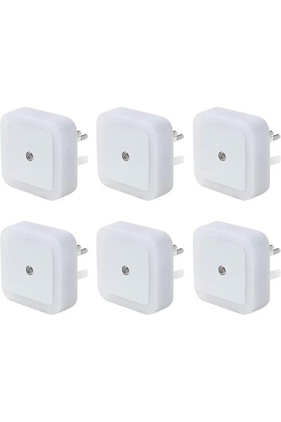 X SPRING إضاءة ليلية LED من Xspring تُوصل بالحائط، مع مستشعر من الغسق إلى الف...
