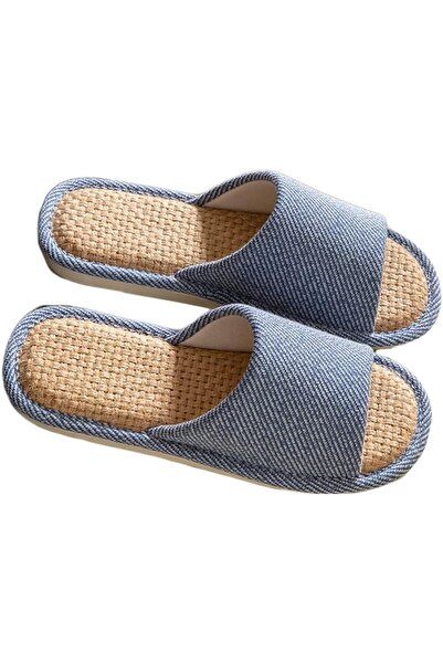 AioTio Cozy Linen Indoor Slippers - Breathable and Comfortable House Shoes