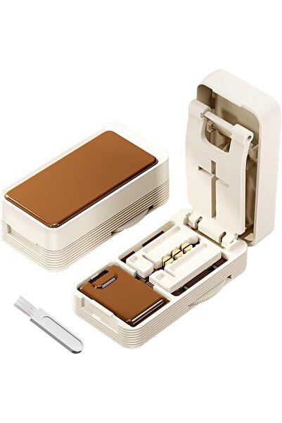 KASTWAVE Portable Pill Cutter for Small and Large Pills, Adjustable 1/4 and 1...