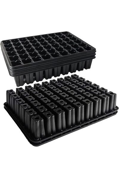 Skin Generics 54-Cell Seedling Tray with Drainage Holes - Reusable Germinatio...