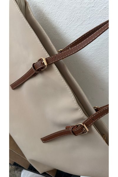 Millacom Large Inside Wide Shoulder Bag, Shopper Bag, Bag for University