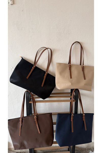 Millacom Large Inside Wide Shoulder Bag, Shopper Bag, Bag for University