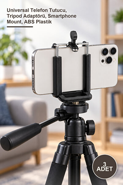 Yenilig 3 Pieces of Mobile Phone Tripod Mounting Bracket – Universal Phone Ho...