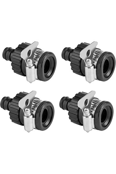 X SPRING Faucet Connector Adapter, 4pcs16 mm Quick Joint Water Hose Pipe Fauc...