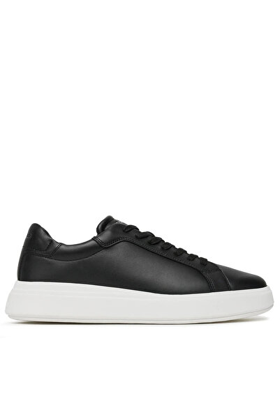 Calvin Klein Ανδρικά Δερμάτινα Sneakers Μαύρα HM0HM01016-BEH