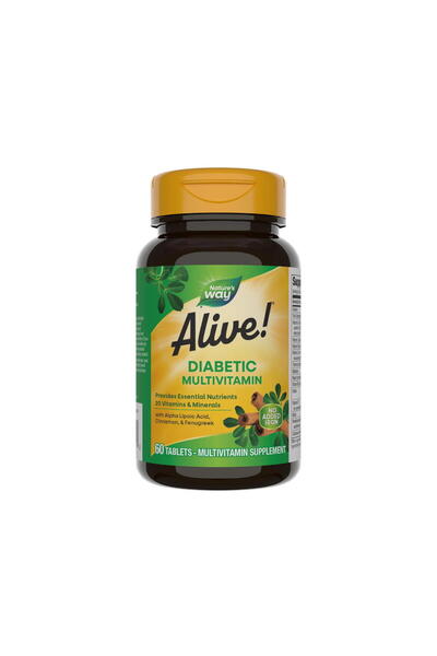 Nature's Way În viață! Multivitamine pentru diabetici 60 comprimate
