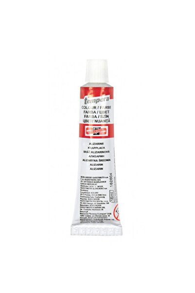 Koh-i Noor Set 4 x Culoare Tempera, Rosu Alizarin, 16 ml