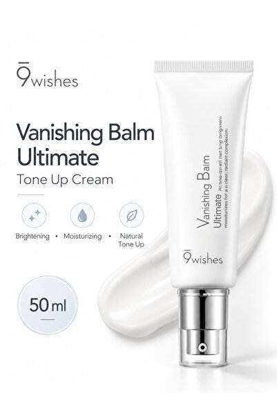 9WISHES Vanishing Balm Ultimate | 50 ml Tone Up Cream | Brightening Moisturiz...