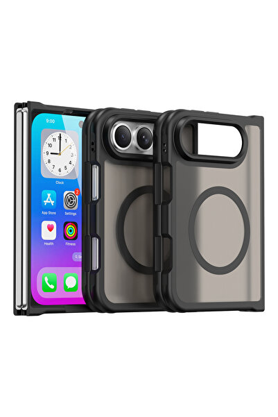 Techsuit Case, HaloFrost II MagSafe, for iPhone Duo, Black